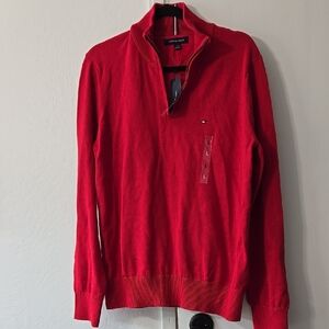 Tommy Hilfiger Men's Red Sweater